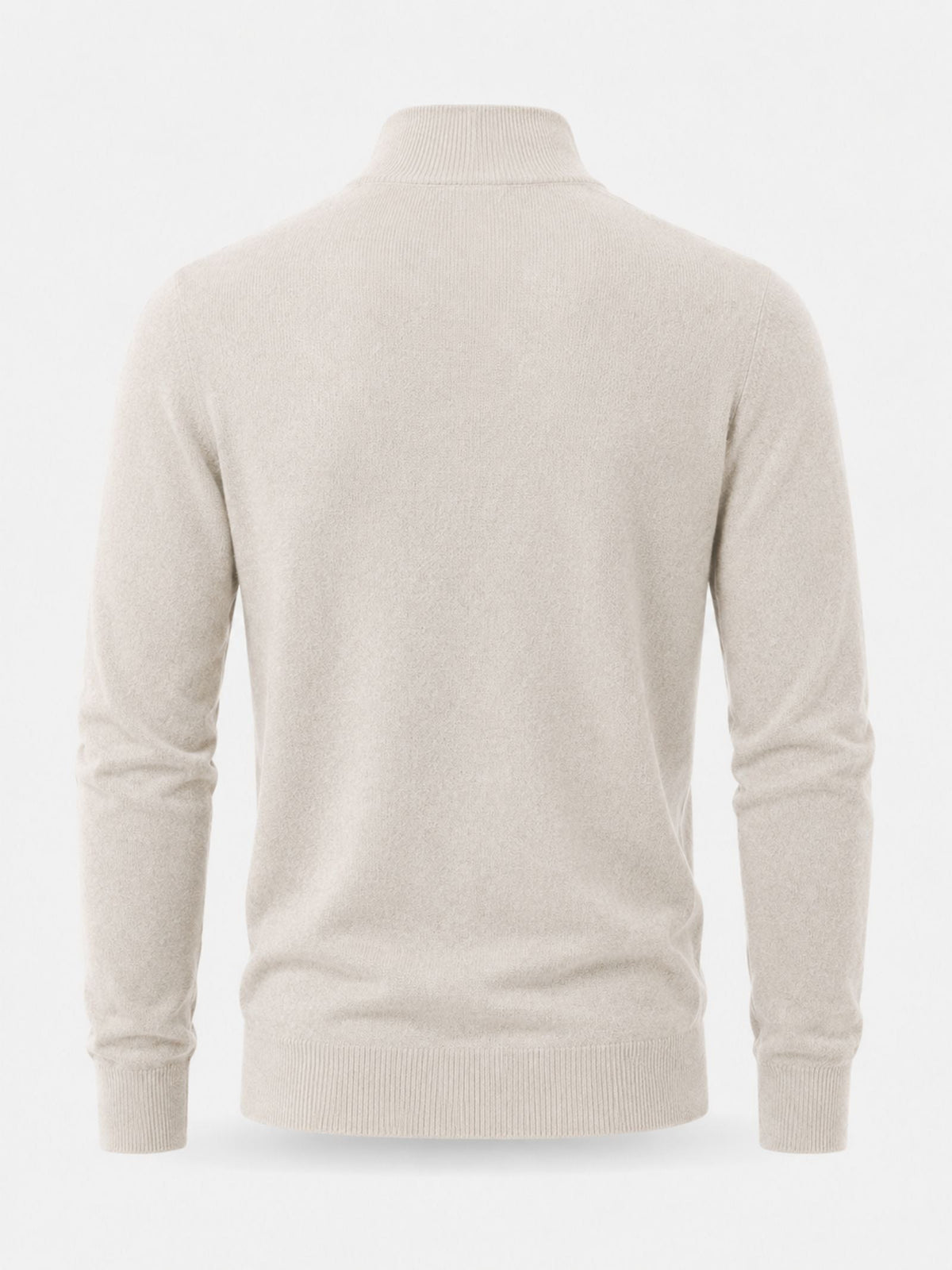 Merino Crest | Mens Quarter-Zip Wool Sweater