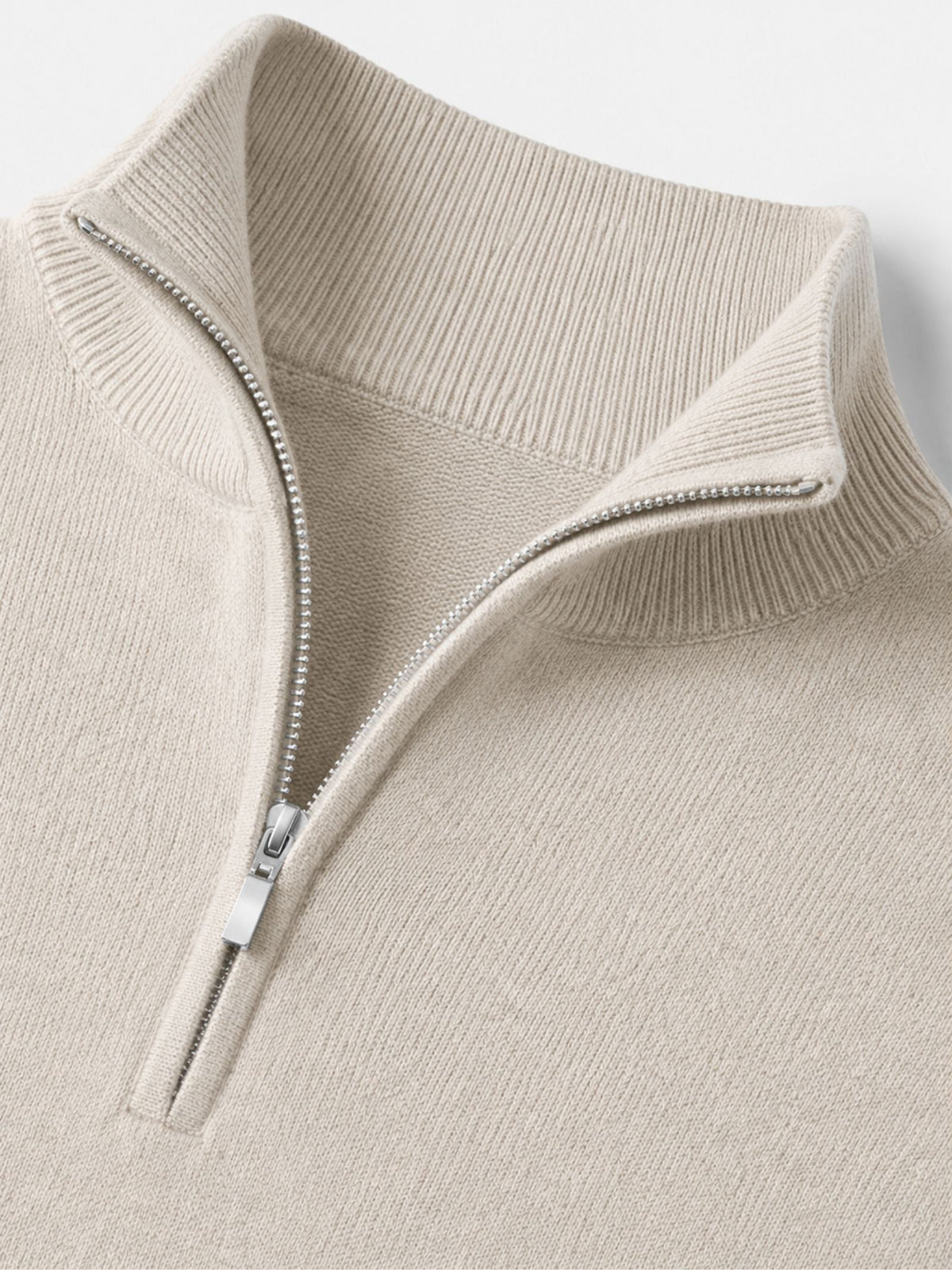 Merino Crest | Mens Quarter-Zip Wool Sweater
