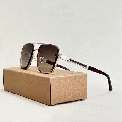 Meridian | Mens Gradient Aviator Sunglasses