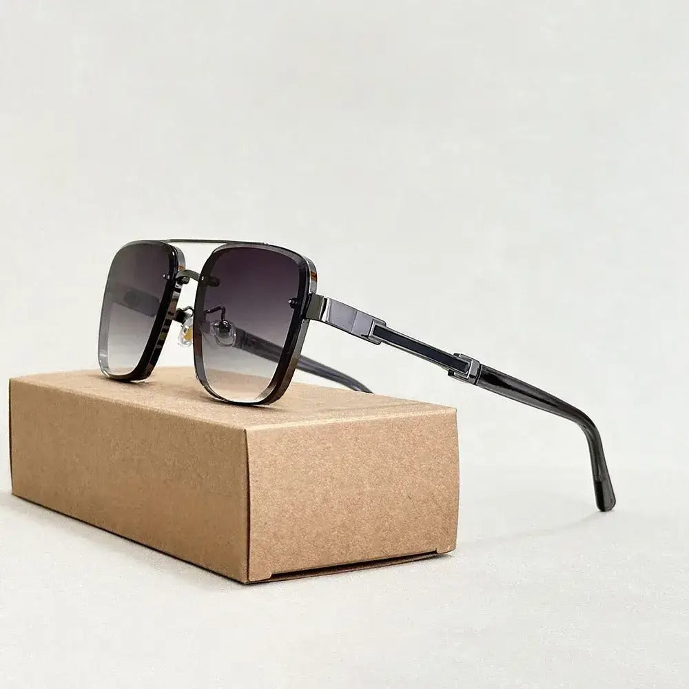 Meridian | Mens Gradient Aviator Sunglasses