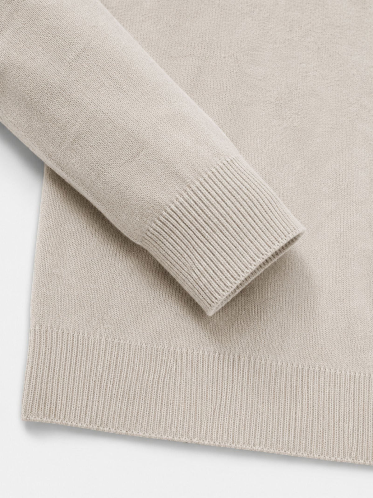 Merino Crest | Mens Quarter-Zip Wool Sweater