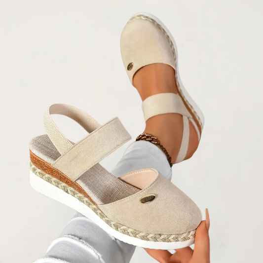 Jute Horizon | Womens Slingback Wedge Espadrilles