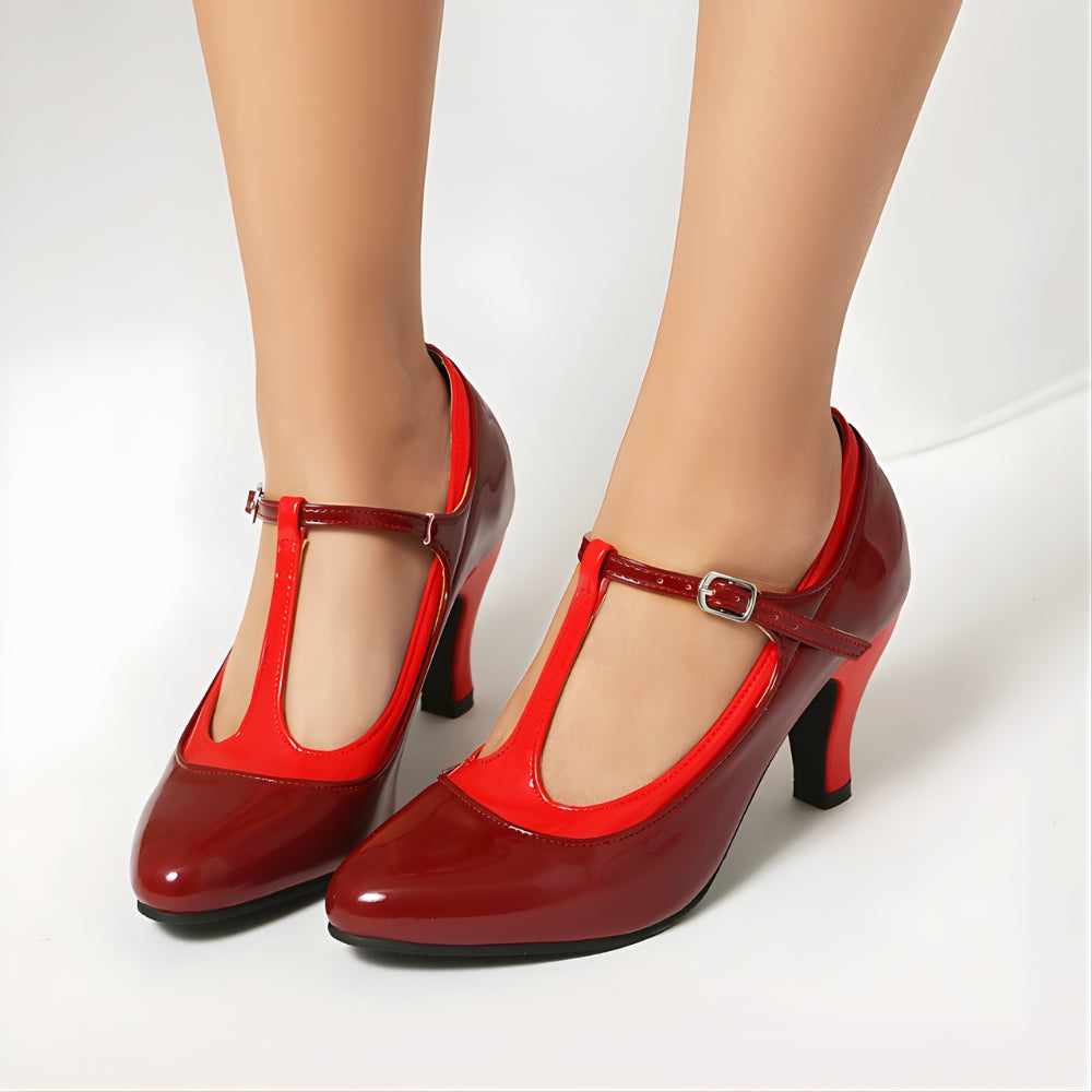 Véra T-Strap Heels