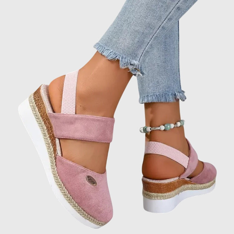 Jute Horizon | Womens Slingback Wedge Espadrilles