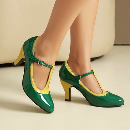 Véra T-Strap Heels