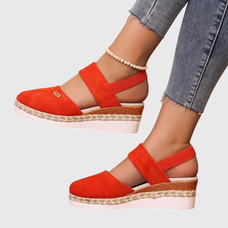 Jute Horizon | Womens Slingback Wedge Espadrilles