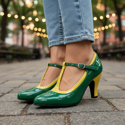Véra T-Strap Heels