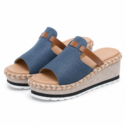 Capri Wedge Slide Sandal