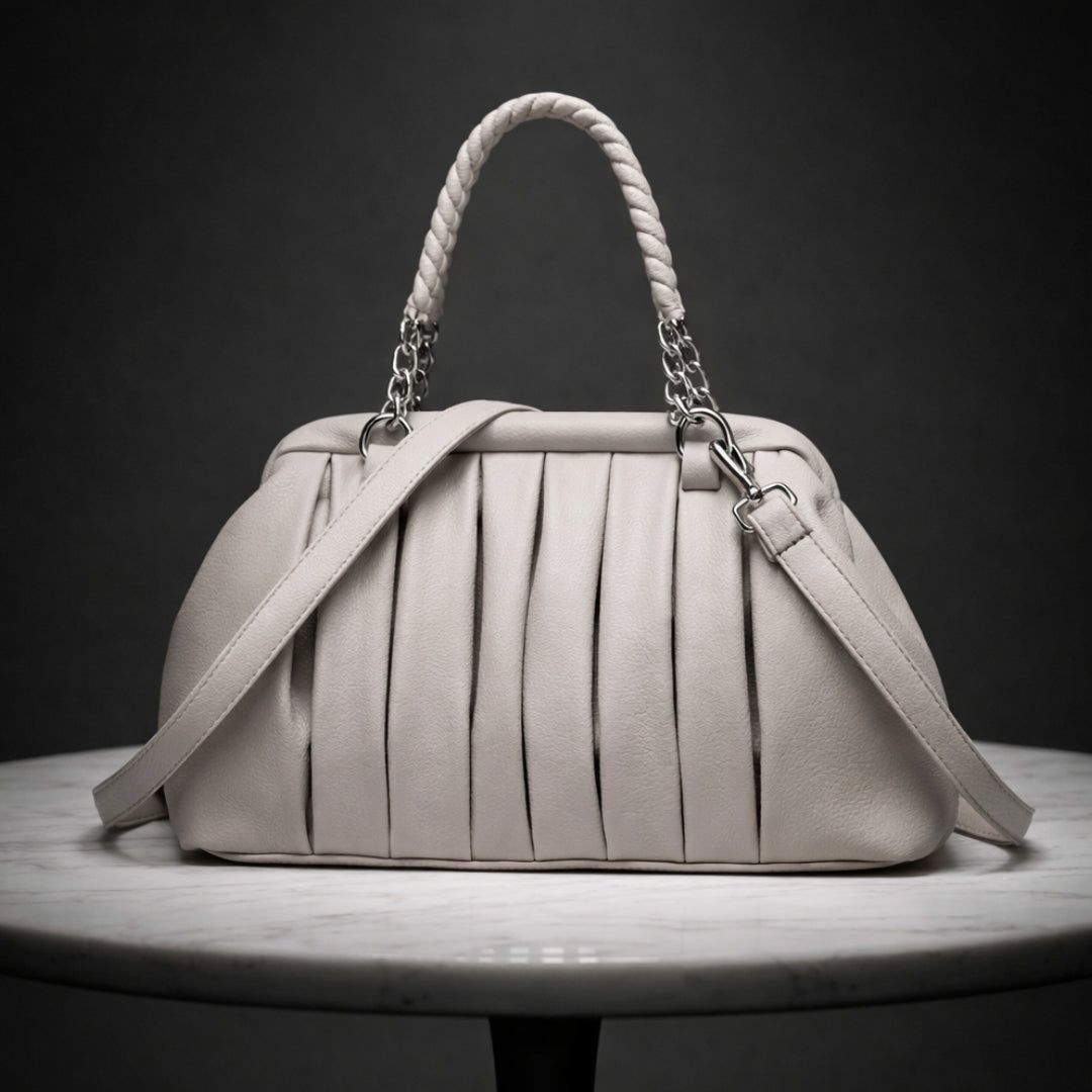 Élanne Pleat Handle Bag