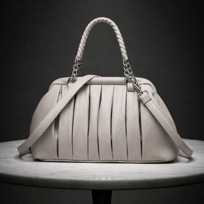 Élanne Pleat Handle Bag
