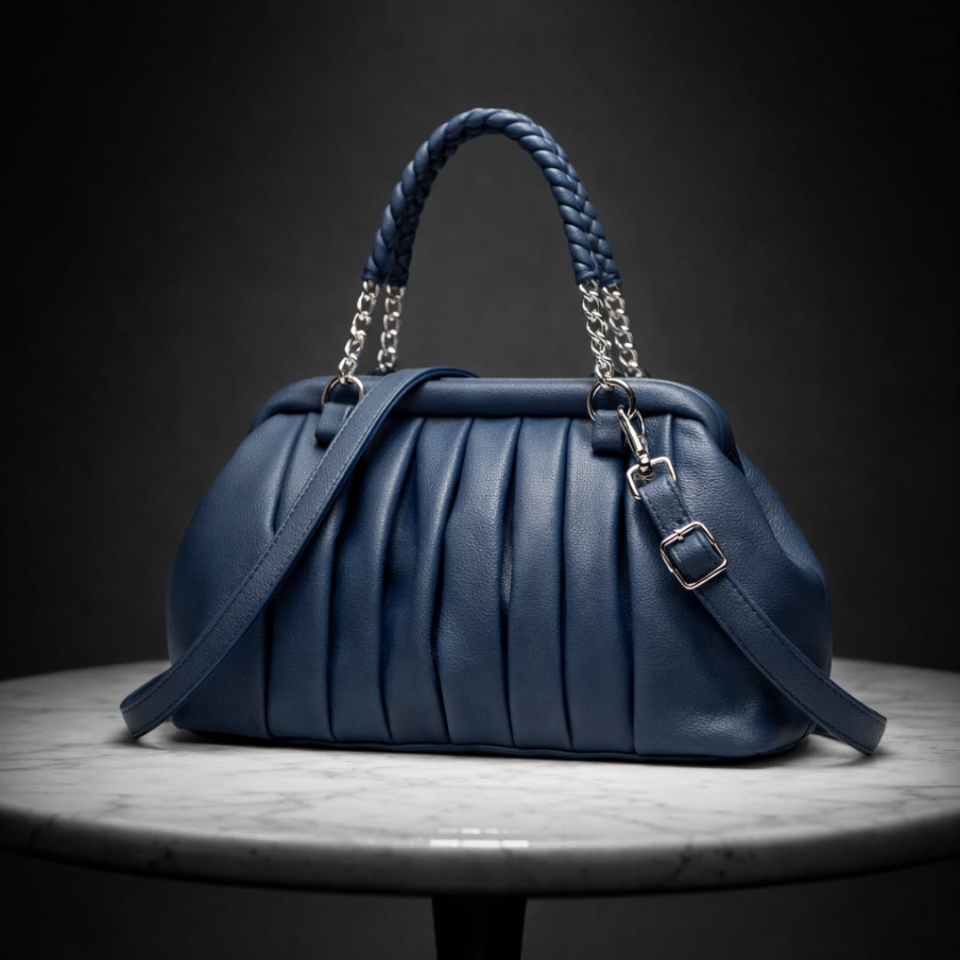 Élanne Pleat Handle Bag