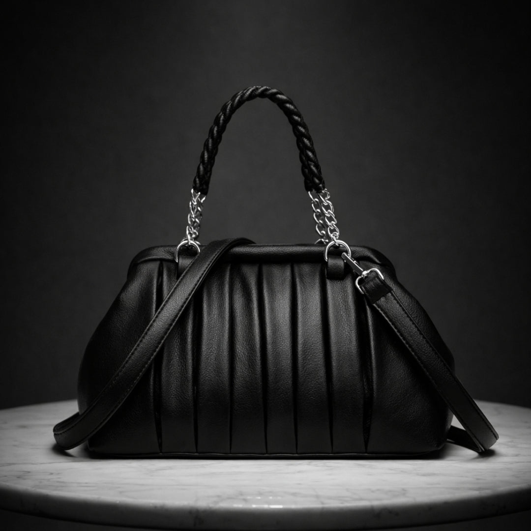Élanne Pleat Handle Bag