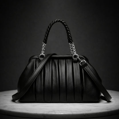 Élanne Pleat Handle Bag