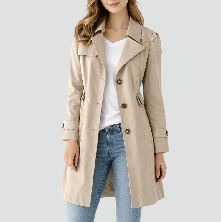 Midnight Tailor | Womens Classic Trench Coat