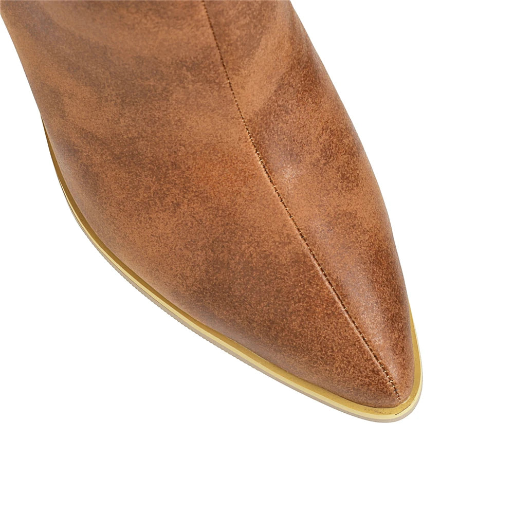 Ivana Snake Ankle Boots