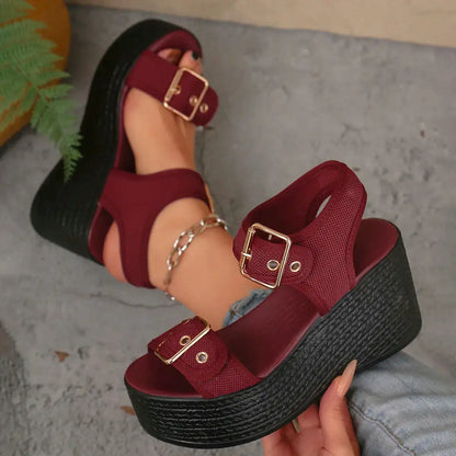Ibiza Platform Wedge Sandal 
