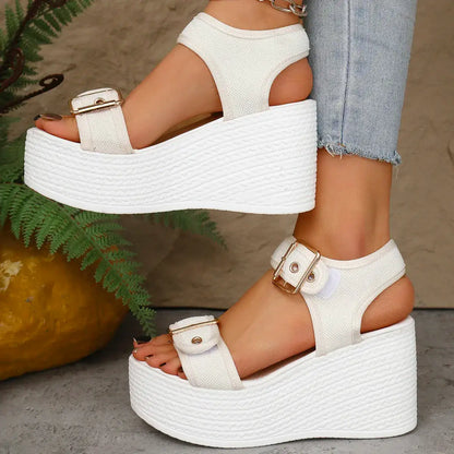 Ibiza Platform Wedge Sandal 