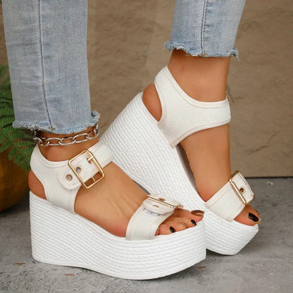 Ibiza Platform Wedge Sandal 
