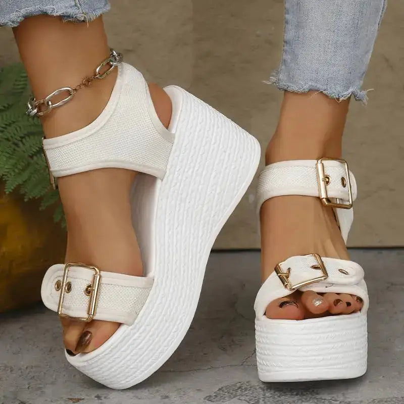 Ibiza Platform Wedge Sandal 