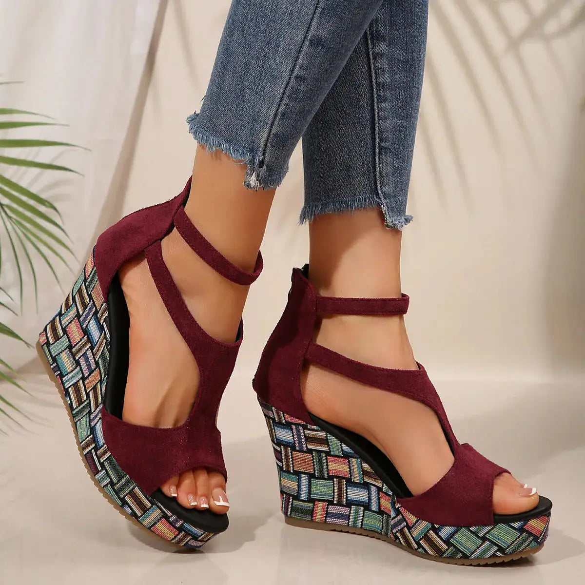 Marbella Platform Wedge Sandal 