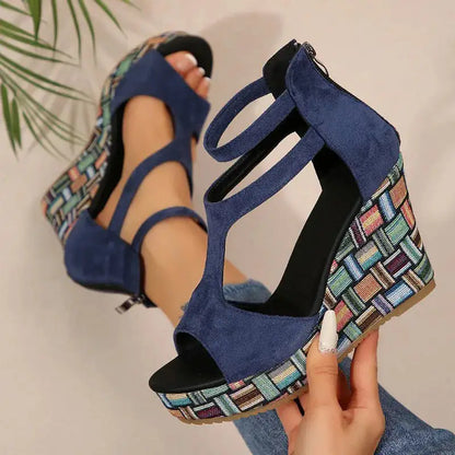 Marbella Platform Wedge Sandal 