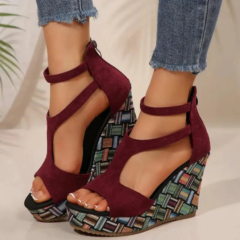 Marbella Platform Wedge Sandal 