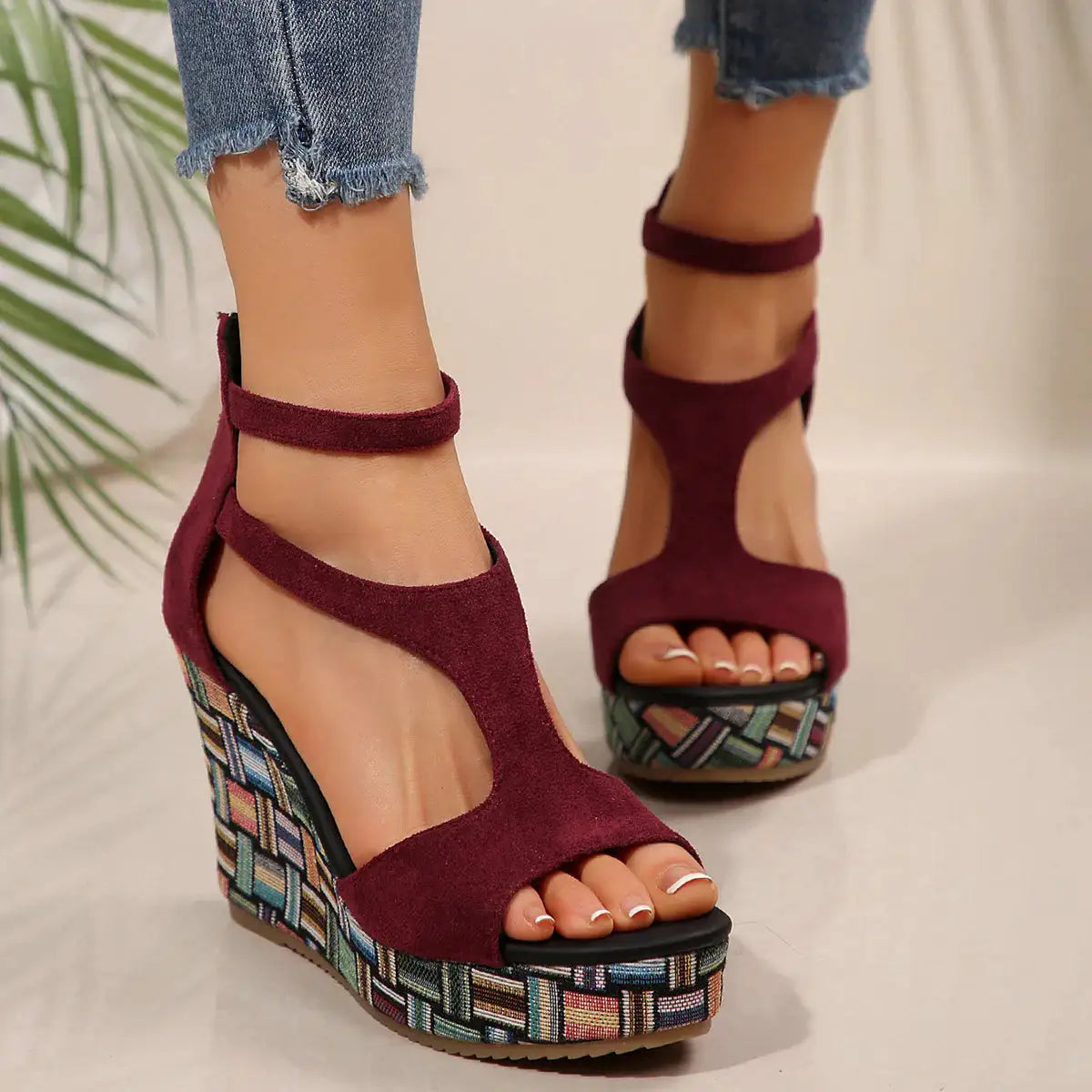 Marbella Platform Wedge Sandal 
