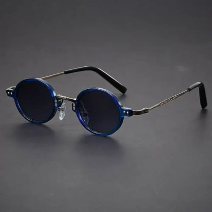 Marceau Steampunk Sunglasses Blue
