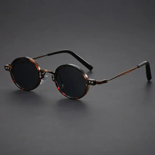 Marceau Steampunk Sunglasses Leopard