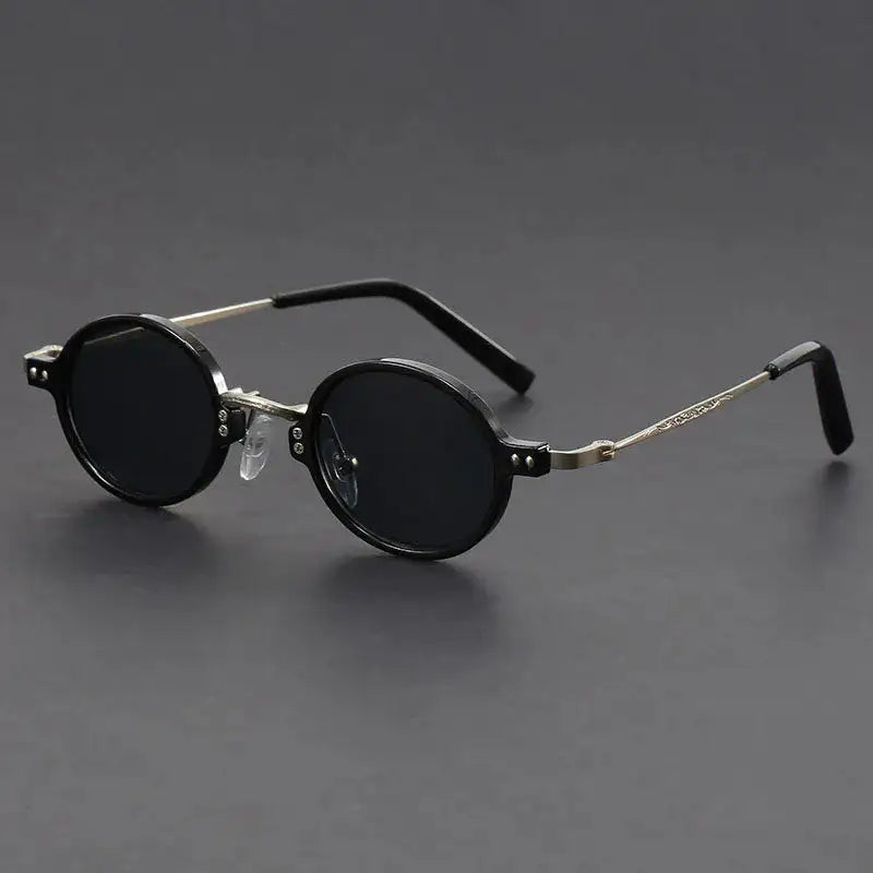 Marceau Steampunk Sunglasses Silver