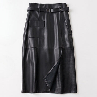 Vellure | Womens Sheepskin Leather Skirt