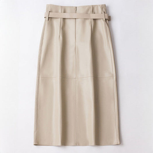Vellure | Womens Sheepskin Leather Skirt