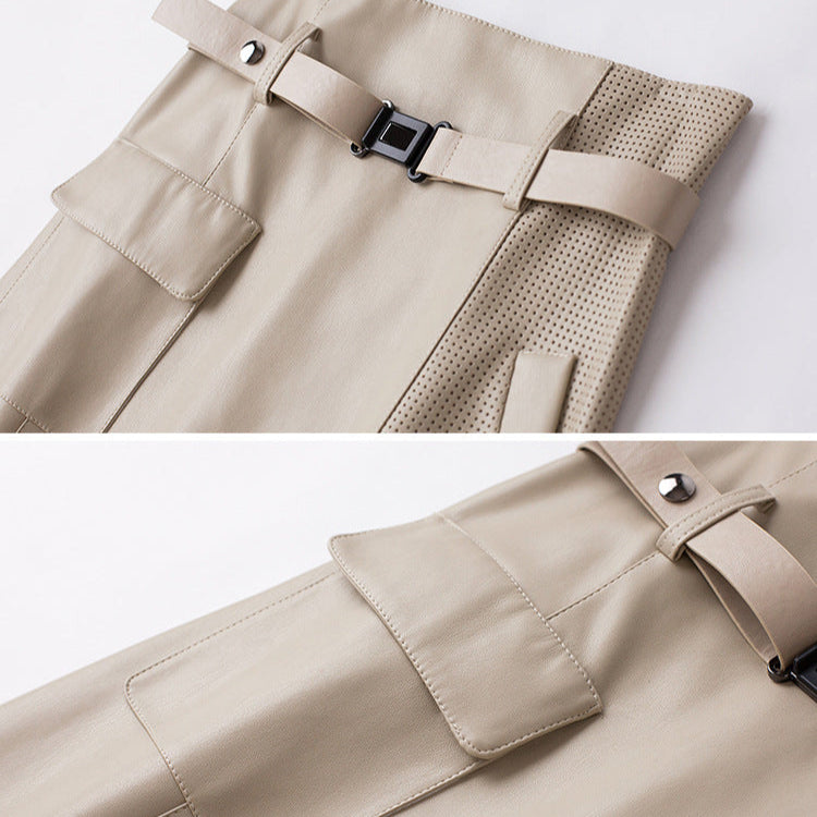 Vellure | Womens Sheepskin Leather Skirt