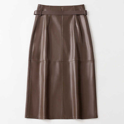Vellure | Womens Sheepskin Leather Skirt