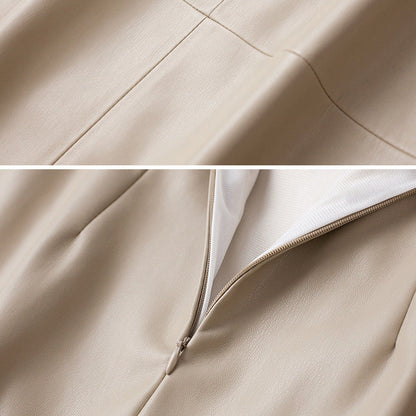 Vellure | Womens Sheepskin Leather Skirt