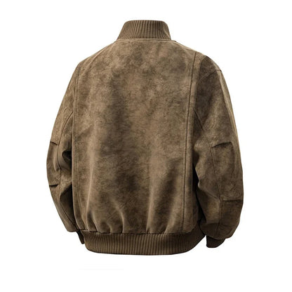 Redwood Suede Bomber