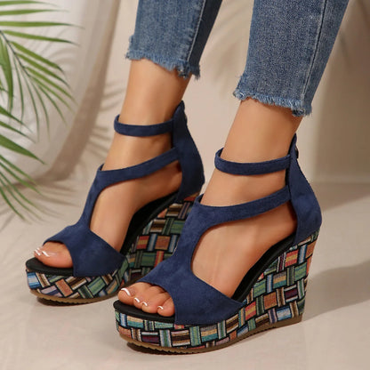 Marbella Platform Wedge Sandal