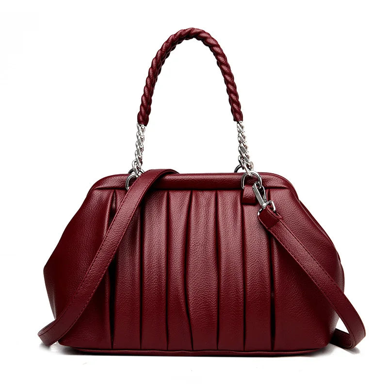 Élanne Pleat Handle Bag