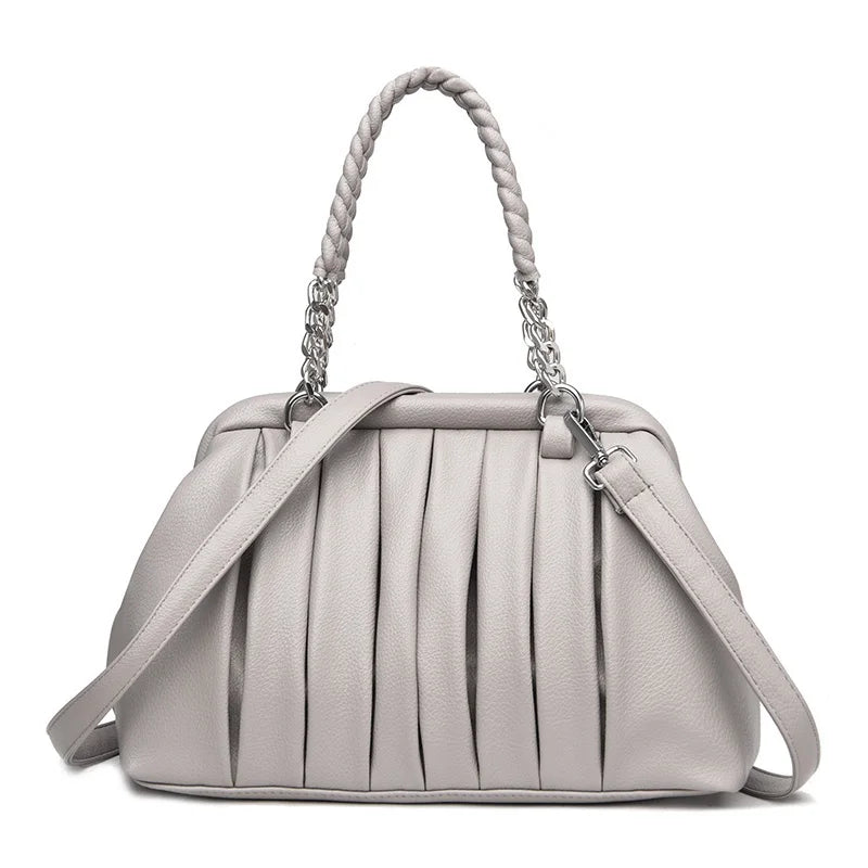 Élanne Pleat Handle Bag