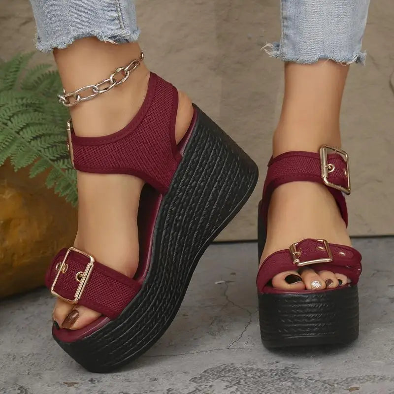 Ibiza Platform Wedge Sandal