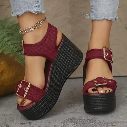 Ibiza Platform Wedge Sandal