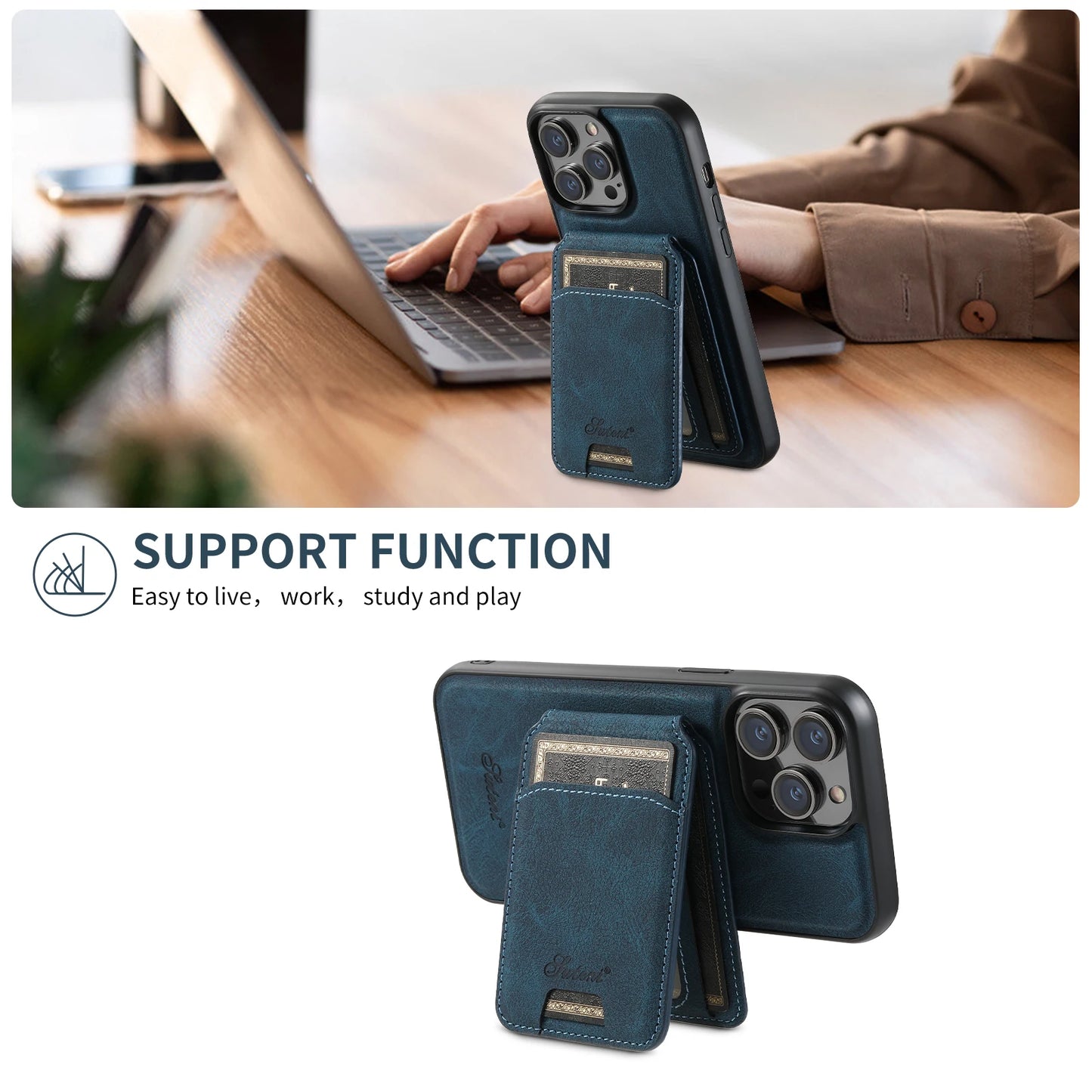 Monarch Magnetic Wallet-Back Case Series