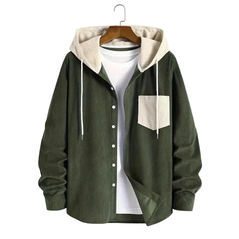 Canyon Cord Hooded Overshirt