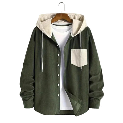 Canyon Cord Hooded Overshirt