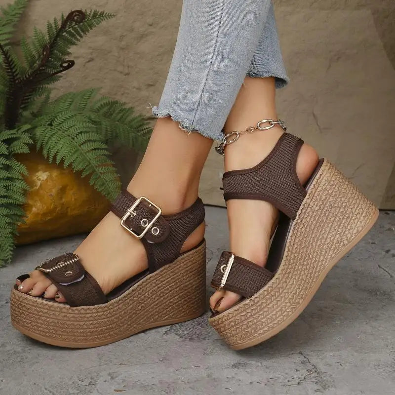Ibiza Platform Wedge Sandal
