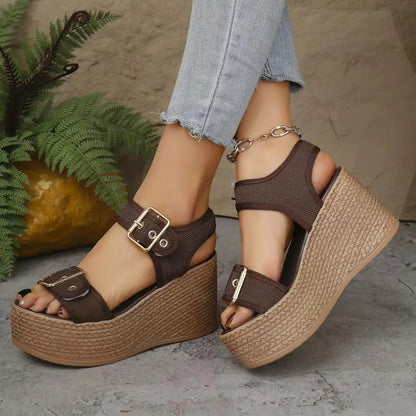 Ibiza Platform Wedge Sandal