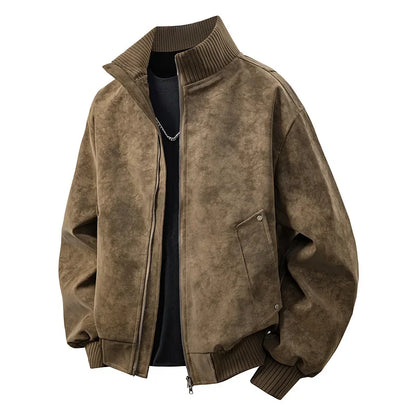 Redwood Suede Bomber