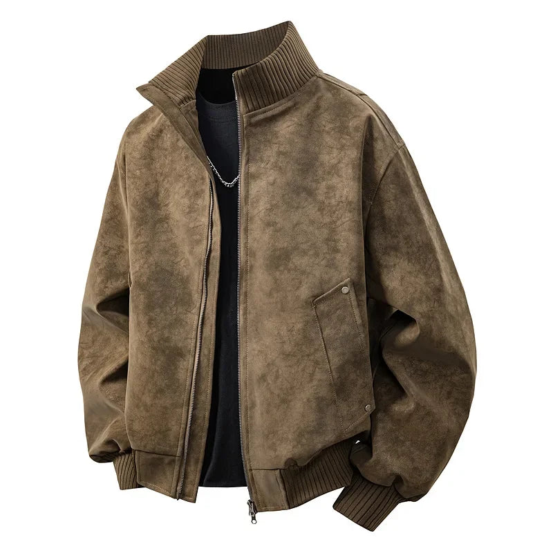 Redwood Suede Bomber