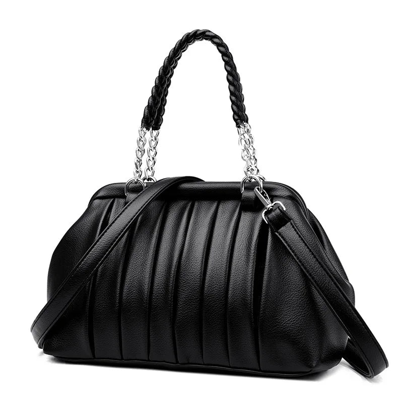 Élanne Pleat Handle Bag