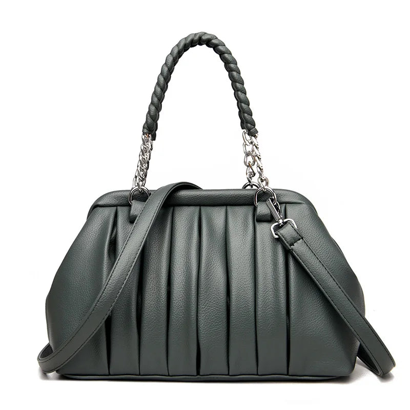 Élanne Pleat Handle Bag